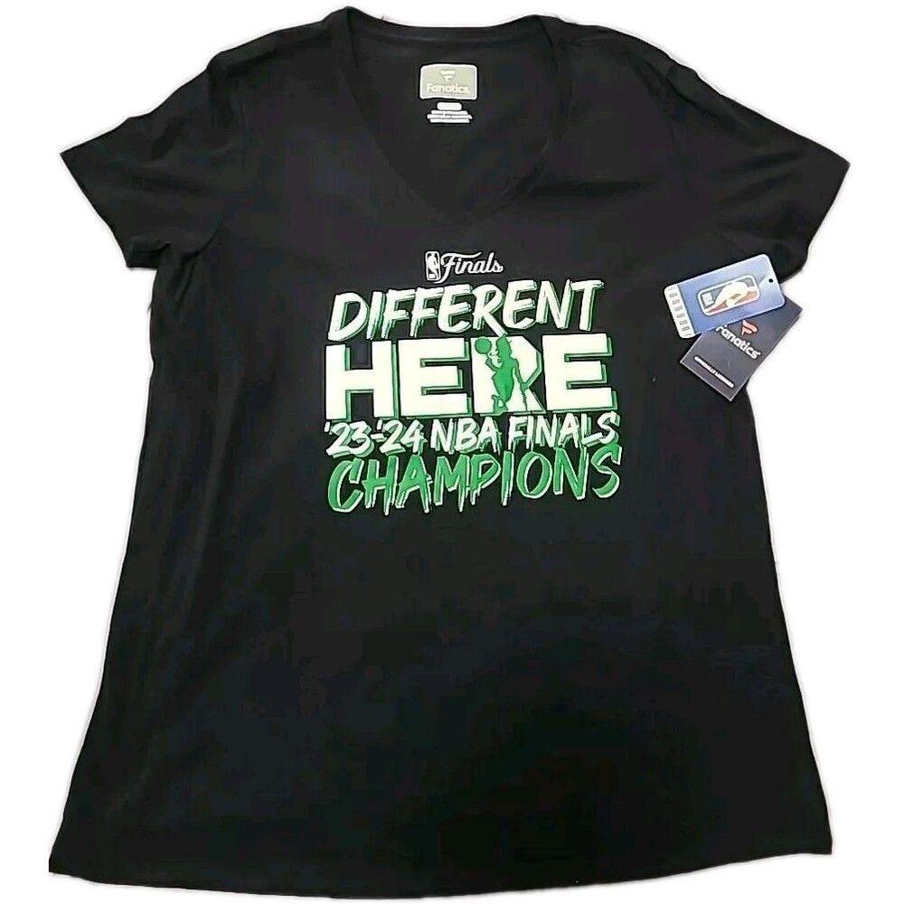 Boston Celtics Finals Champions 2024 * Black* Women’s *XL *Fanatics T-Shirt